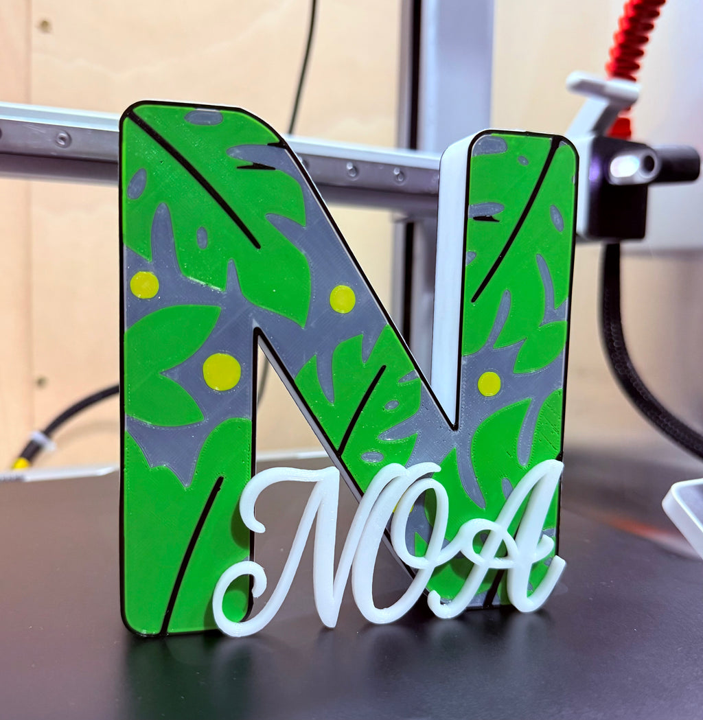 Deco-Letras 3D: Tu mensaje, a tu estilo.